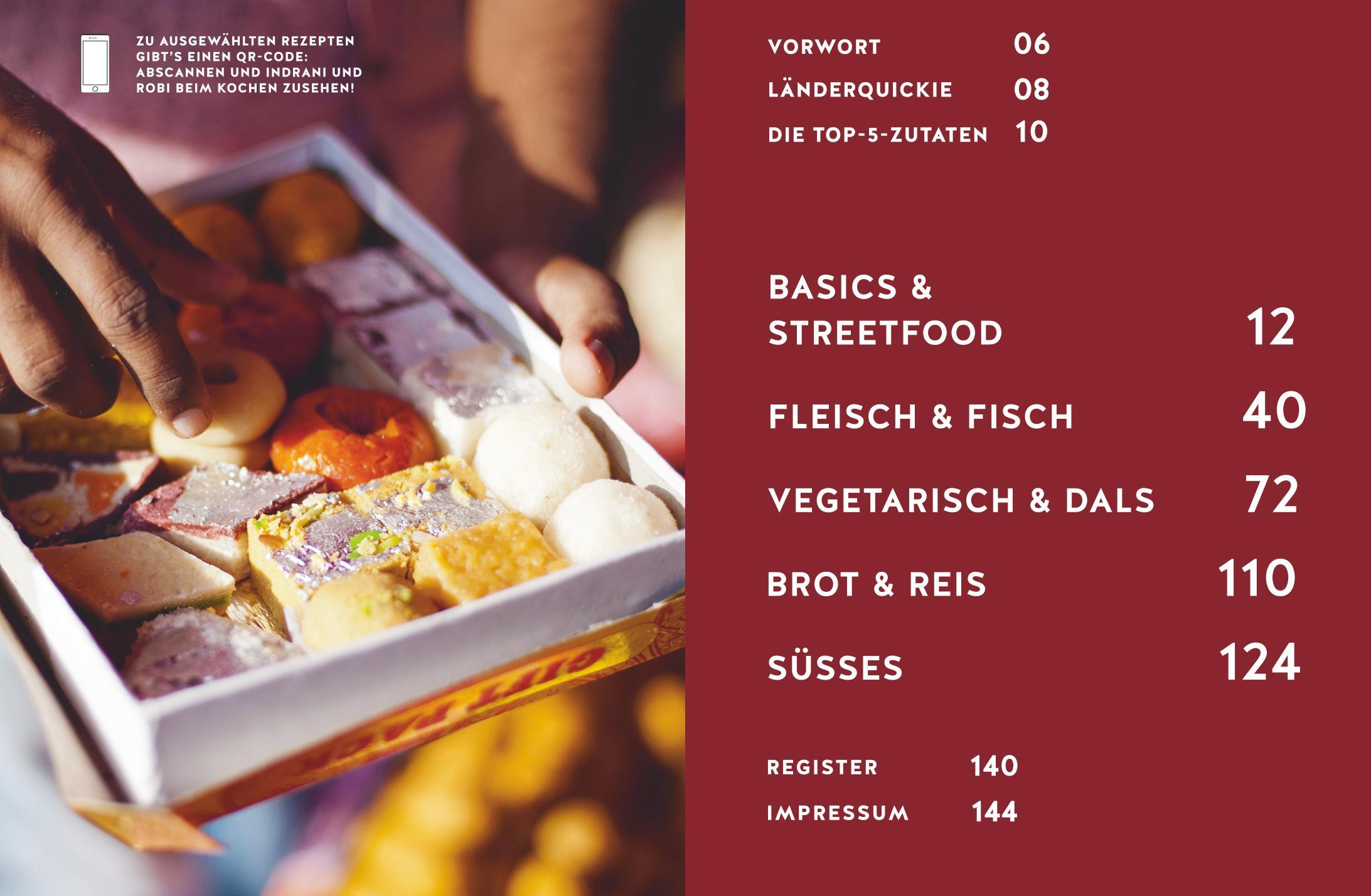 Beispielinhalt (Bild) Kochen wie in Indien