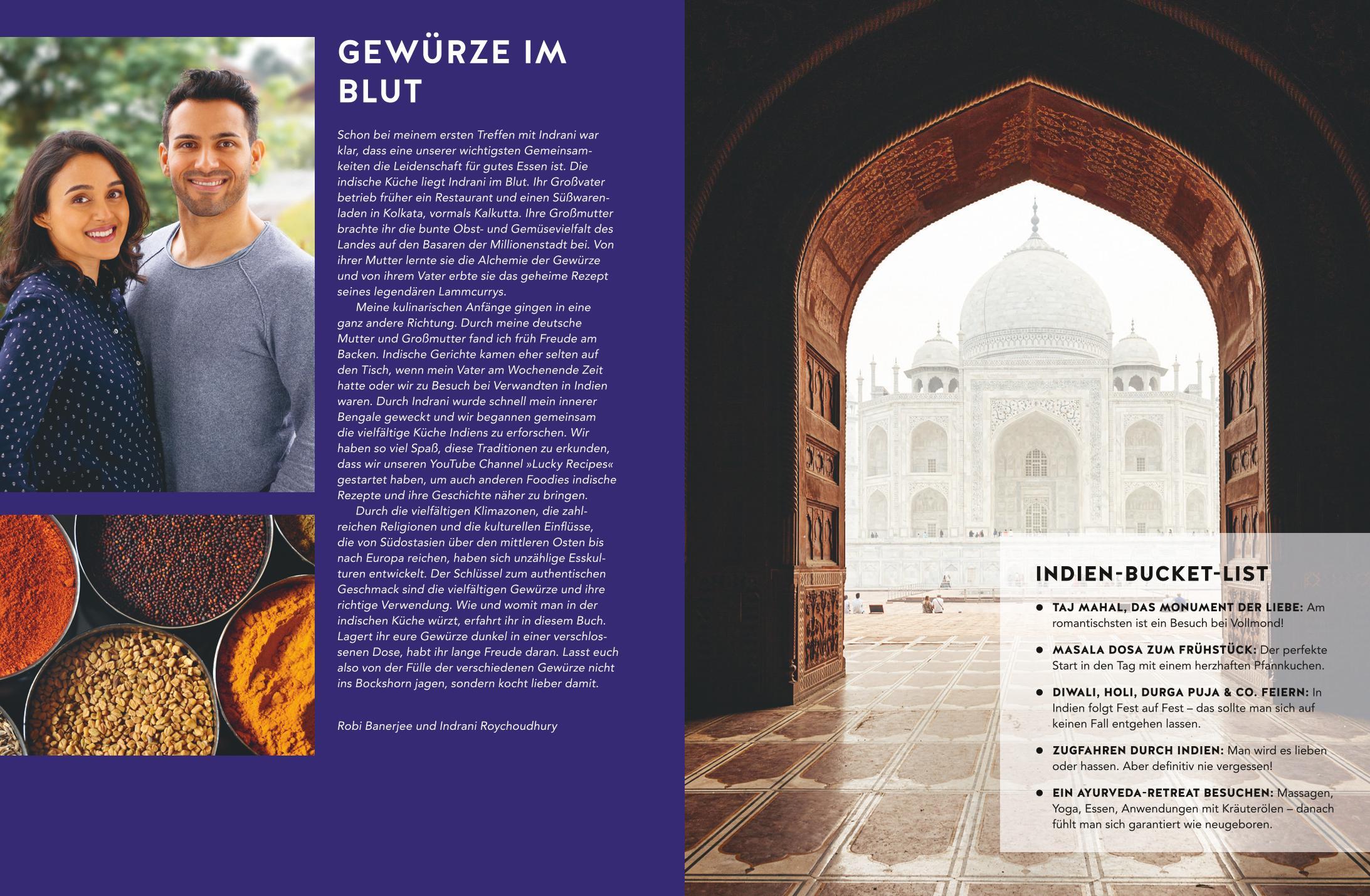 Beispielinhalt (Bild) Kochen wie in Indien