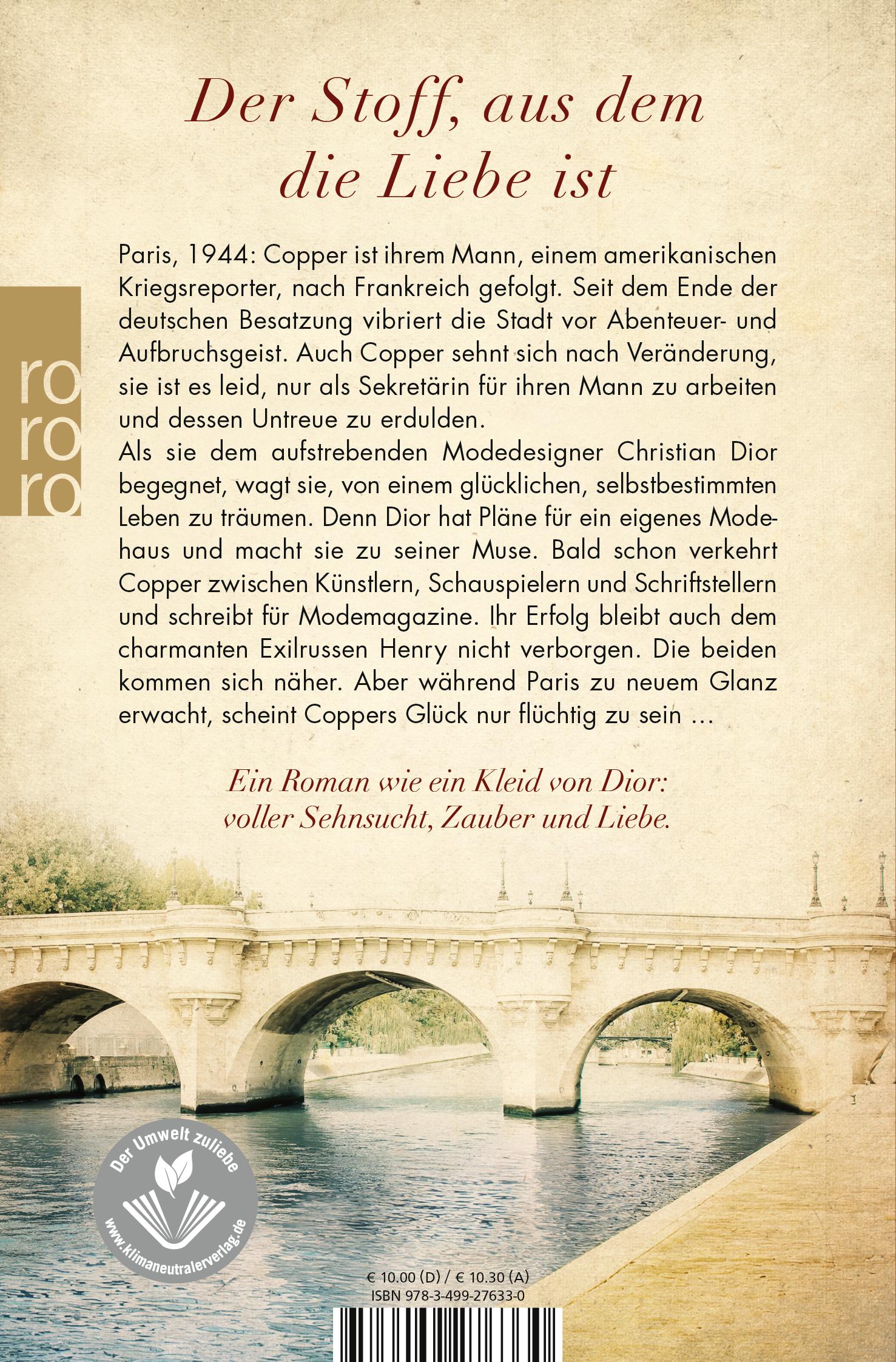 Rückseitencover Die Muse von Dior