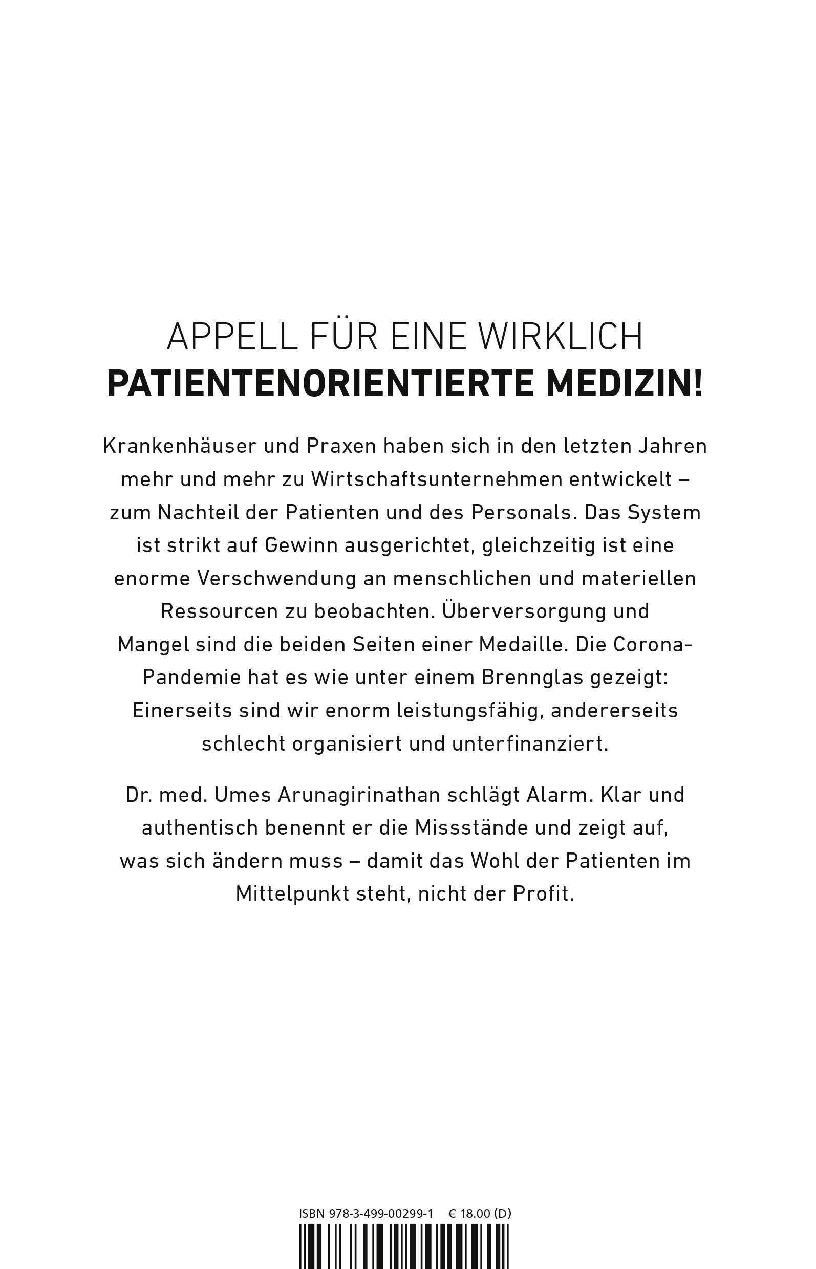 Rückseitencover Der verlorene Patient