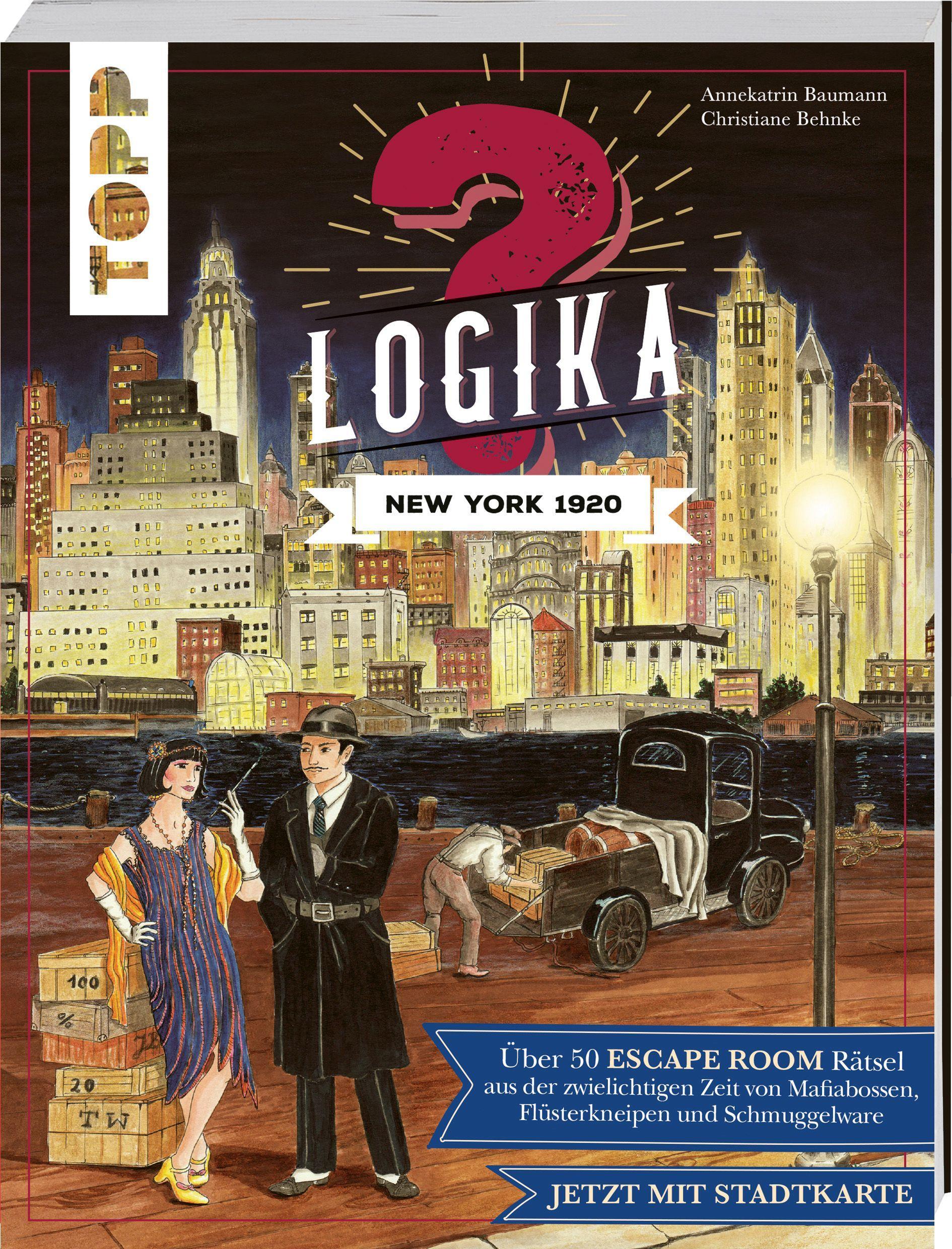 Vorderes Coverbild Logika - New York 1920: Logikrätsel für zwischendurch von leicht bis schwer