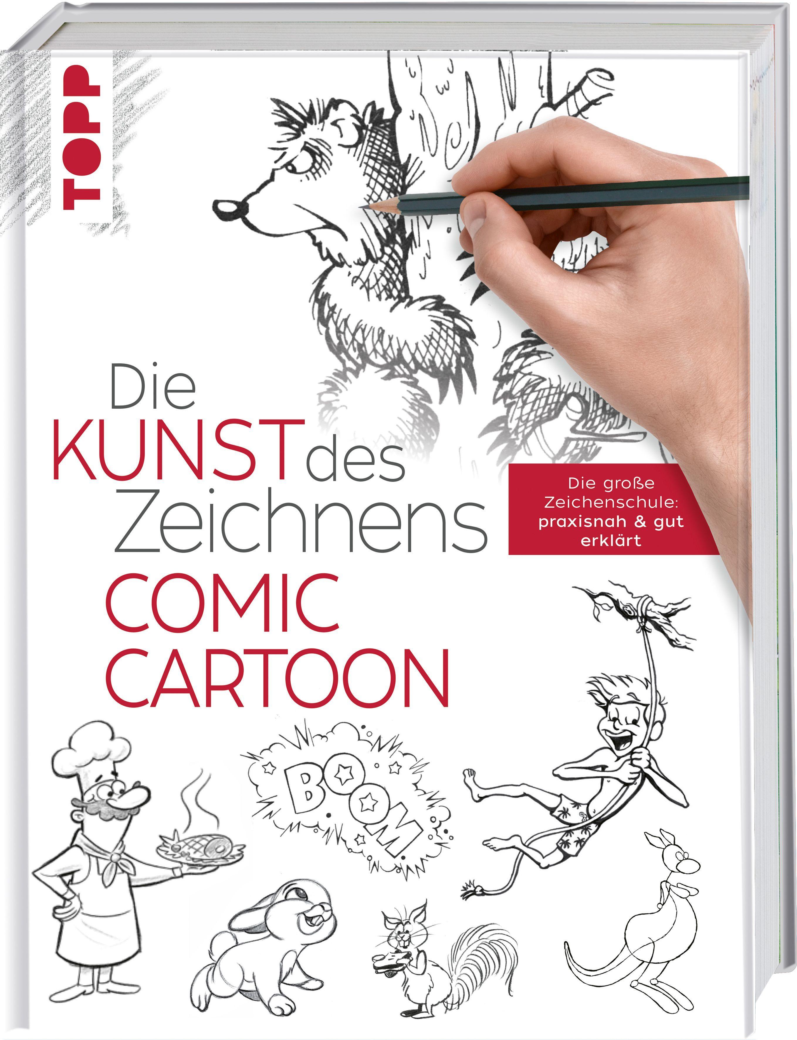 Vorderes Coverbild Die Kunst des Zeichnens Comic Cartoon