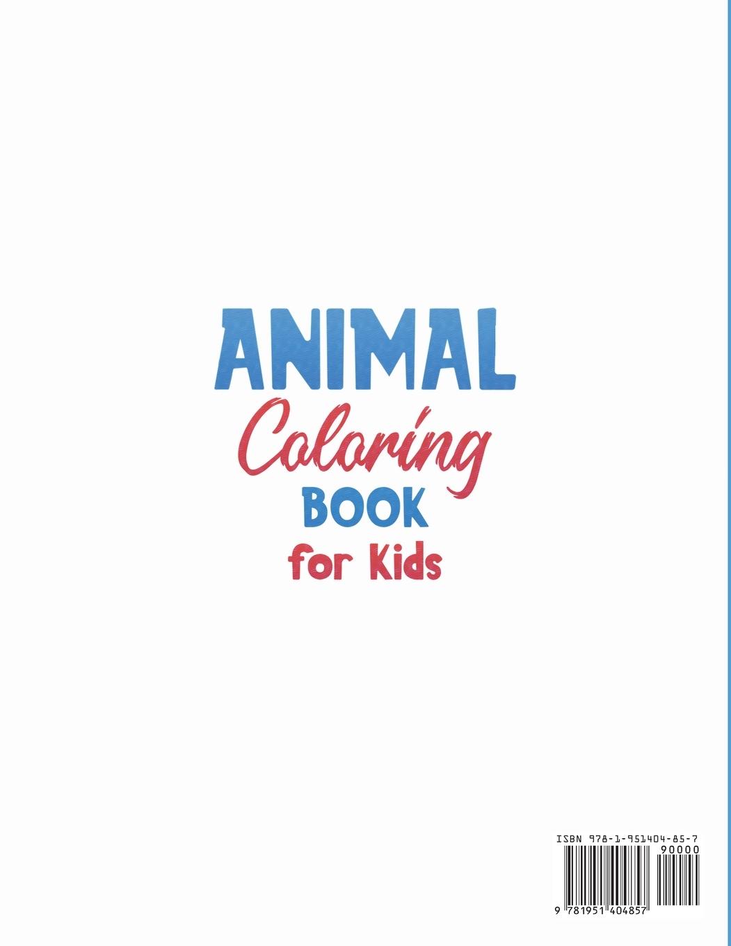 Rückseitencover Animal Coloring Book for Kids