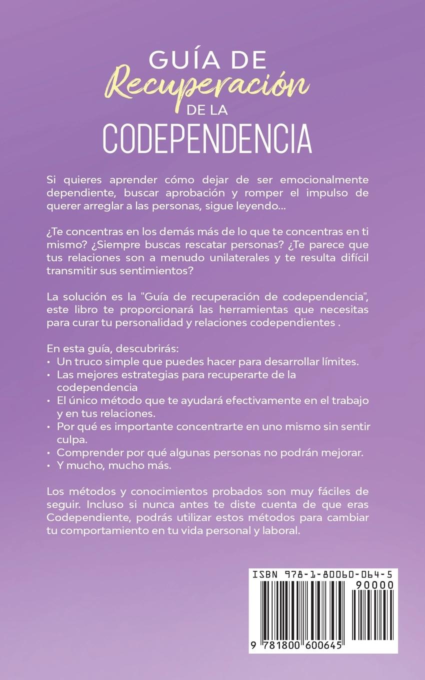 Rückseitencover Guía de recuperación de la codependencia