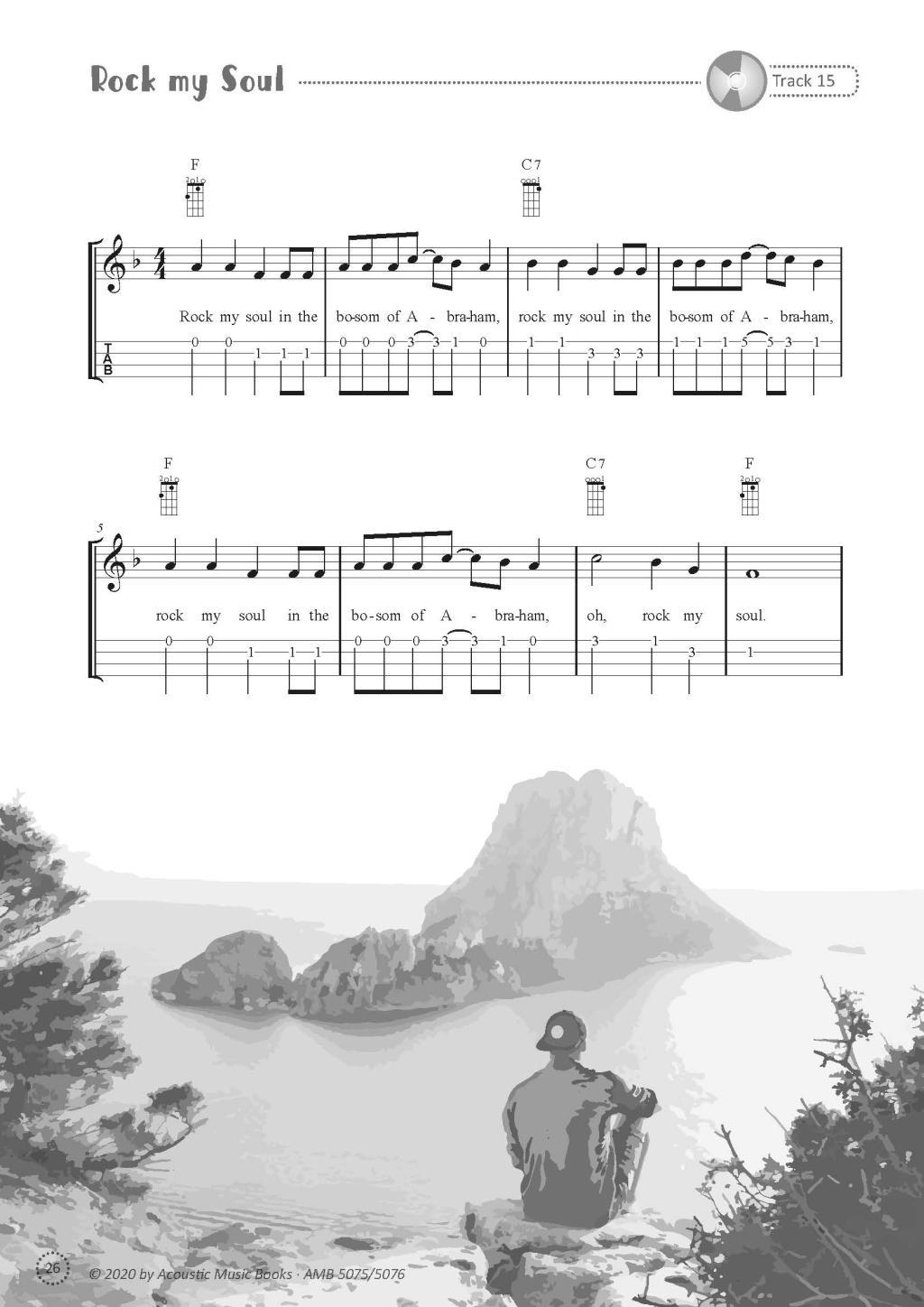 Beispielinhalt (Bild) Spielend Ukulele lernen.