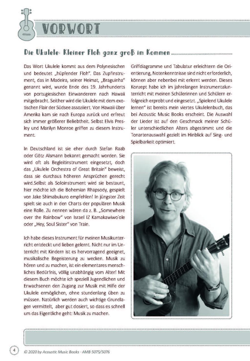 Beispielinhalt (Bild) Spielend Ukulele lernen.