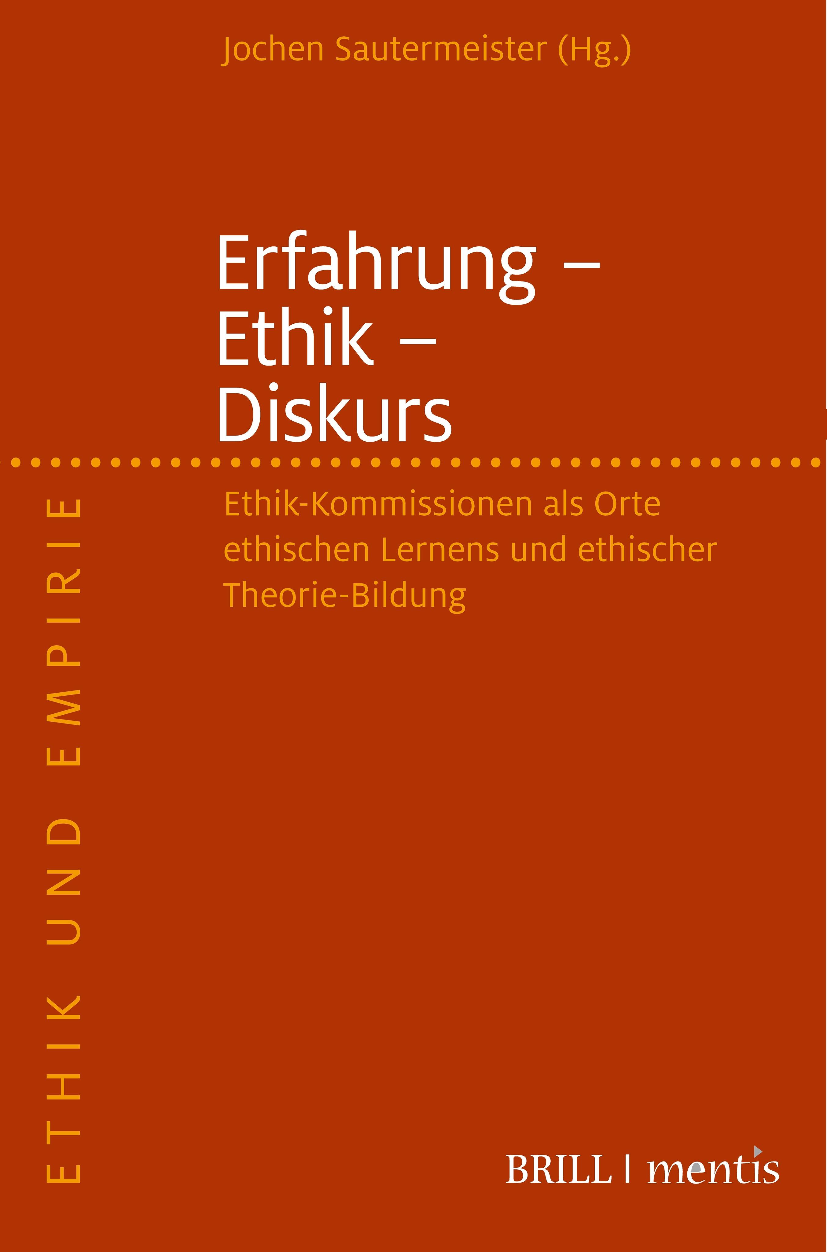 Vorderes Coverbild Erfahrung - Ethik - Diskurs