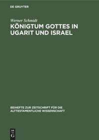 Vorderes Coverbild Königtum Gottes in Ugarit und Israel