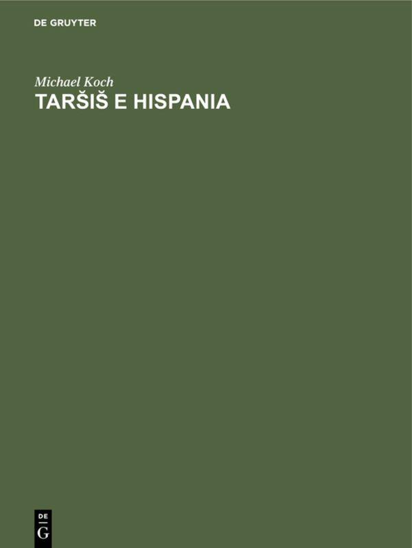 Vorderes Coverbild Tars¿is¿ e Hispania