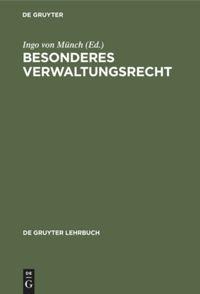 Vorderes Coverbild Besonderes Verwaltungsrecht