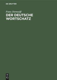 Vorderes Coverbild Der deutsche Wortschatz