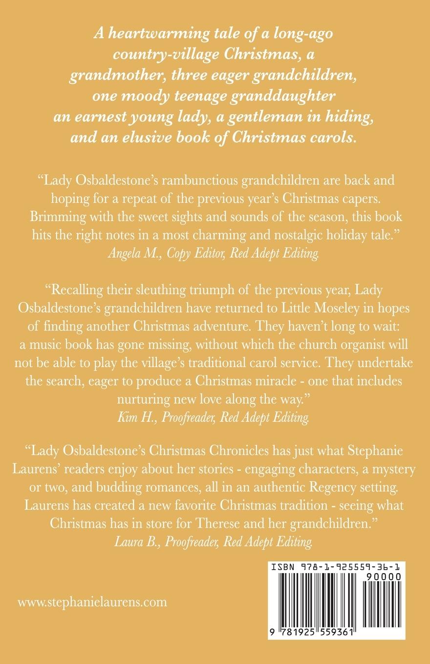 Rückseitencover Lady Osbaldestone And The Missing Christmas Carols