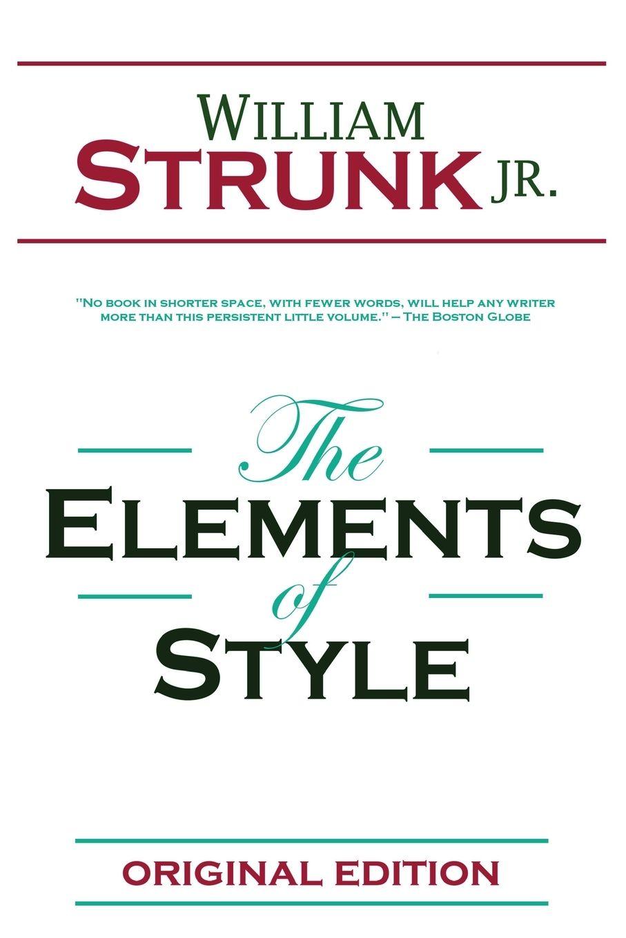 Vorderes Coverbild The Elements of Style
