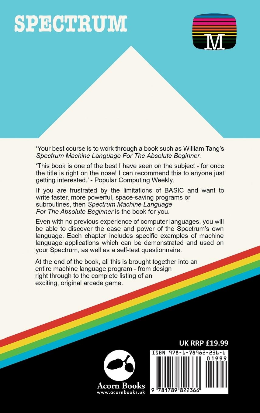 Rückseitencover Spectrum Machine Language for the Absolute Beginner