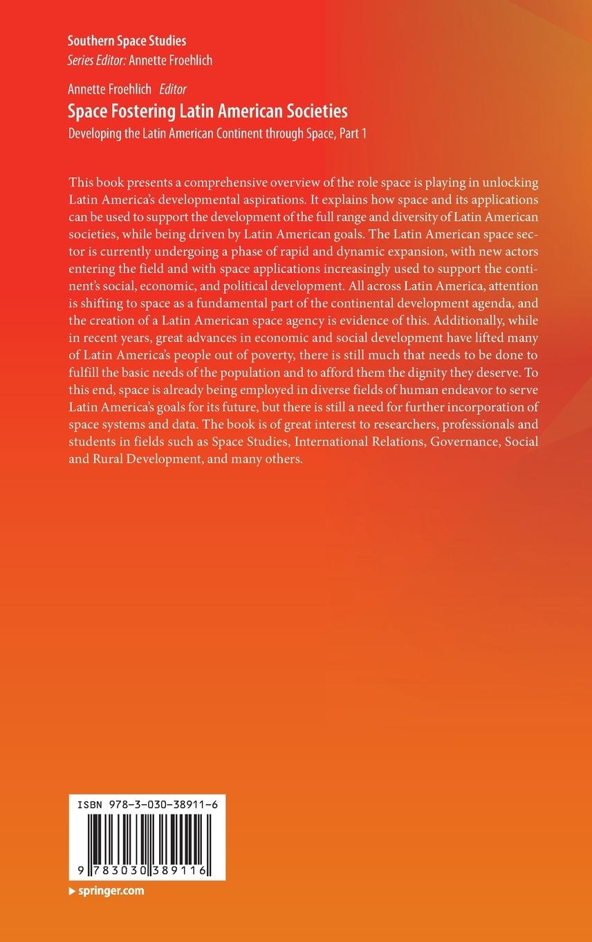 Rückseitencover Space Fostering Latin American Societies