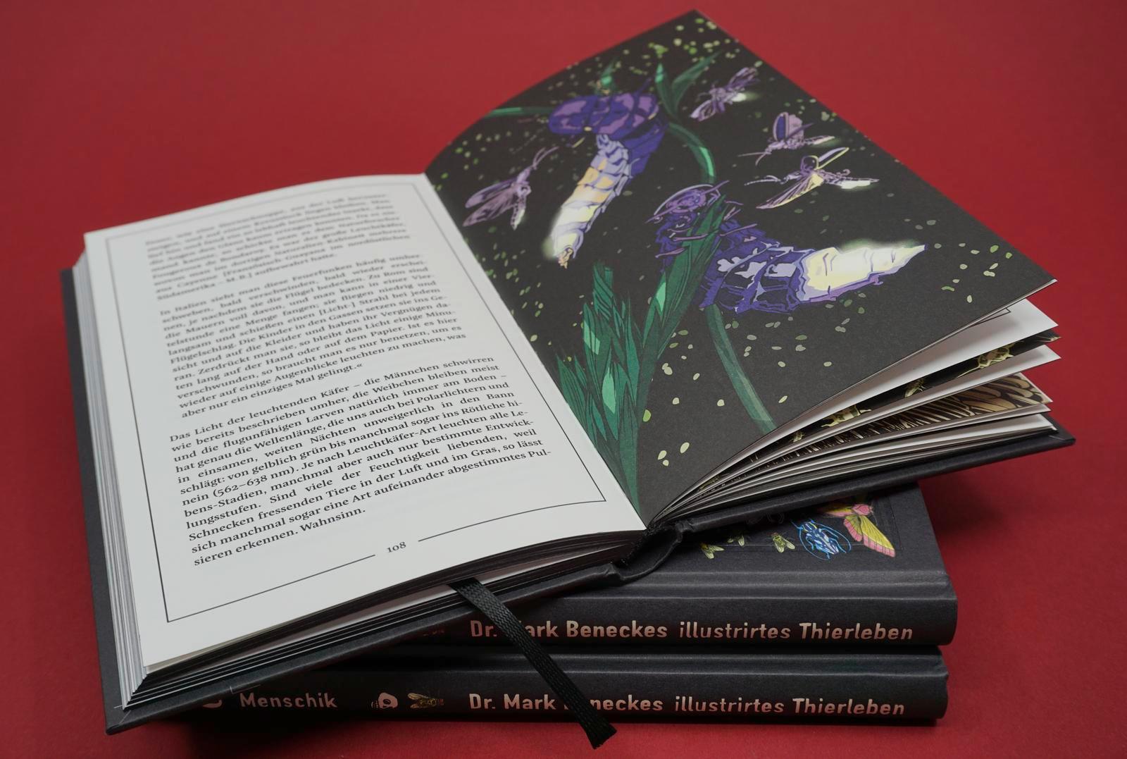 Beispielinhalt (Bild) Kat Menschiks und des Diplom-Biologen Doctor Rerum Medicinalium Mark Beneckes Illustrirtes Thierleben