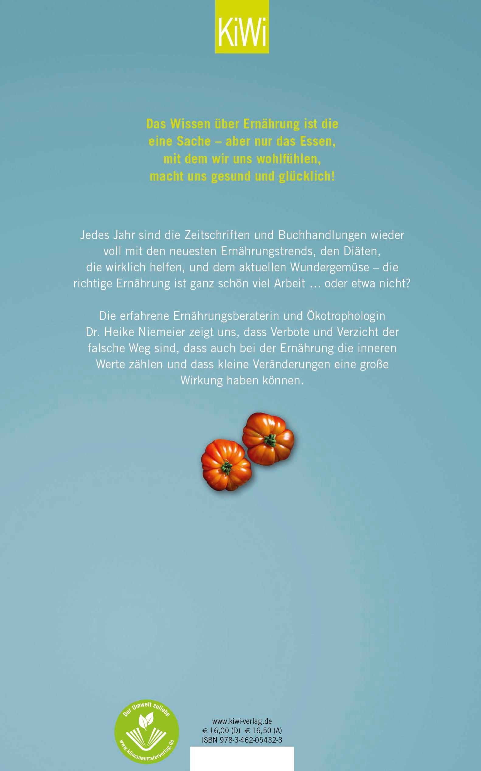 Rückseitencover Essen gut, alles gut