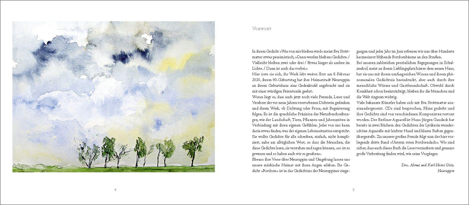 Beispielinhalt (Bild) Unterm roten Rotdorndach