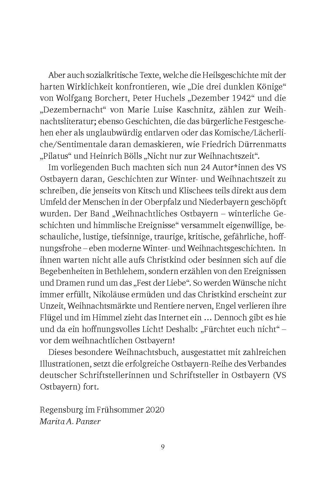 Beispielinhalt (Bild) Weihnachtliches Ostbayern