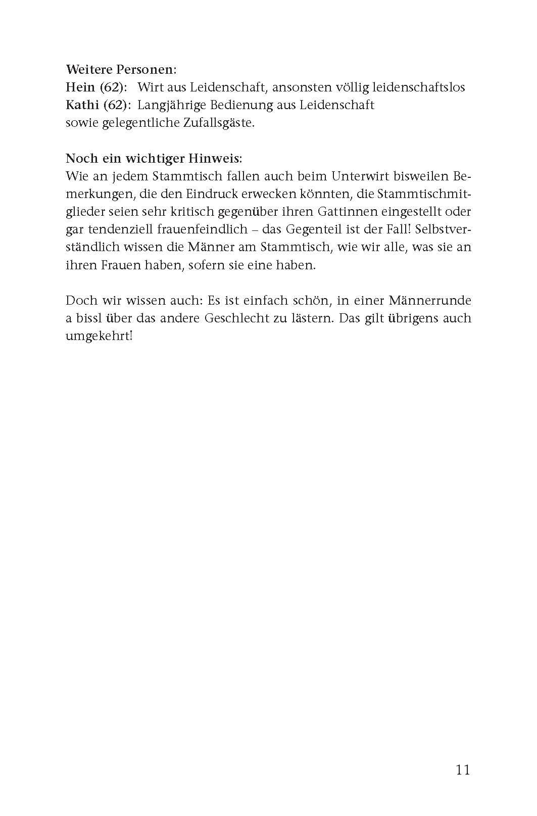 Beispielinhalt (Bild) Gestern beim Unterwirt