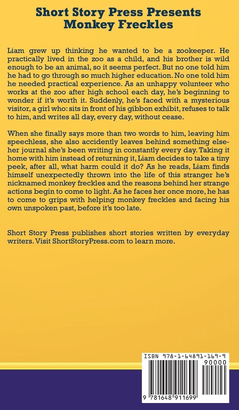 Rückseitencover Short Story Press Presents Monkey Freckles