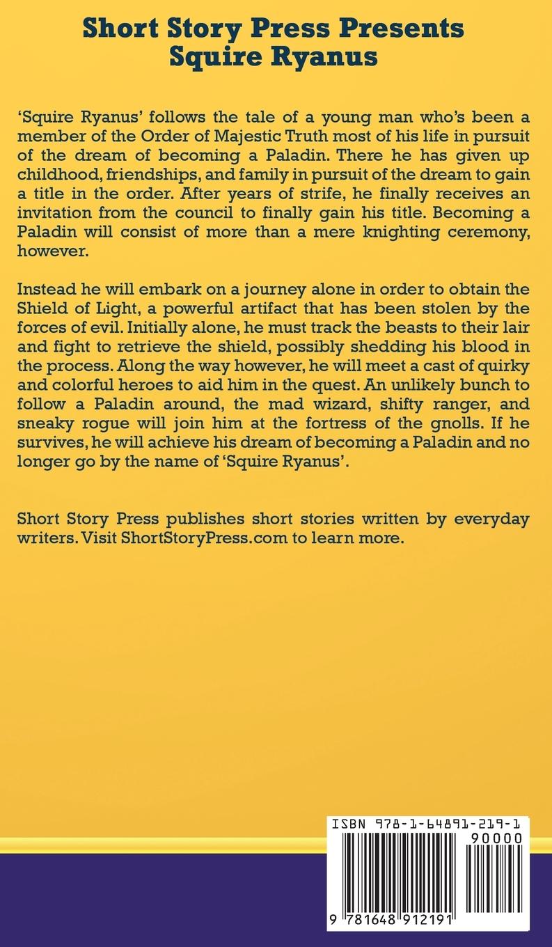 Rückseitencover Short Story Press Presents Squire Ryanus