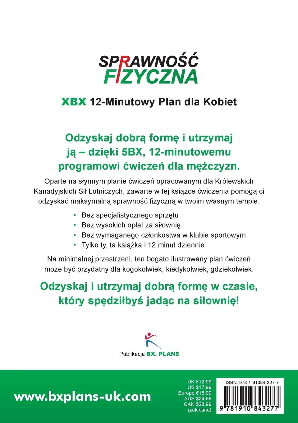 Rückseitencover Sprawnosc Fizyczna Xbx 12-Minutowy Plan Dla Kobiet