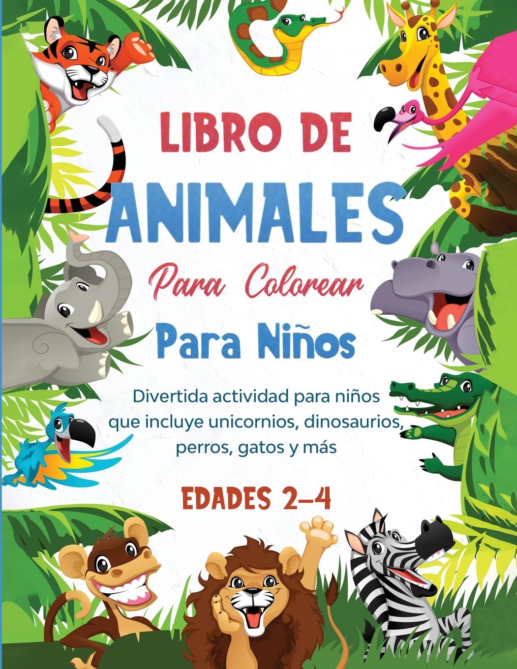 Vorderes Coverbild Libro de animales para colorear para niños