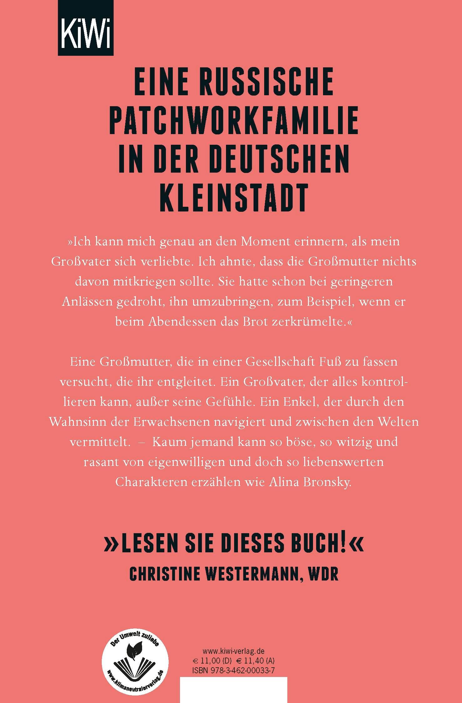Rückseitencover Der Zopf meiner Großmutter