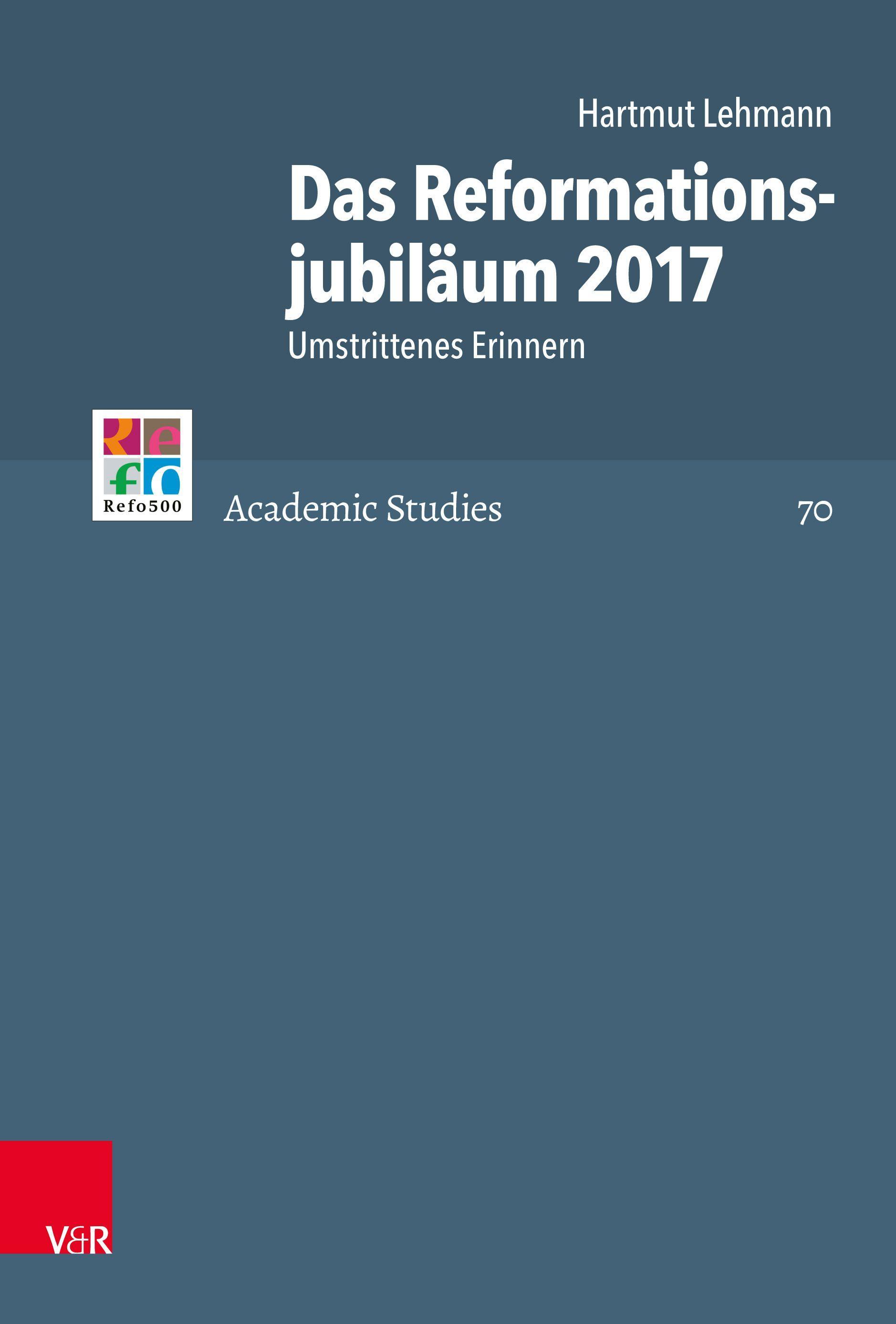 Vorderes Coverbild Das Reformationsjubiläum 2017
