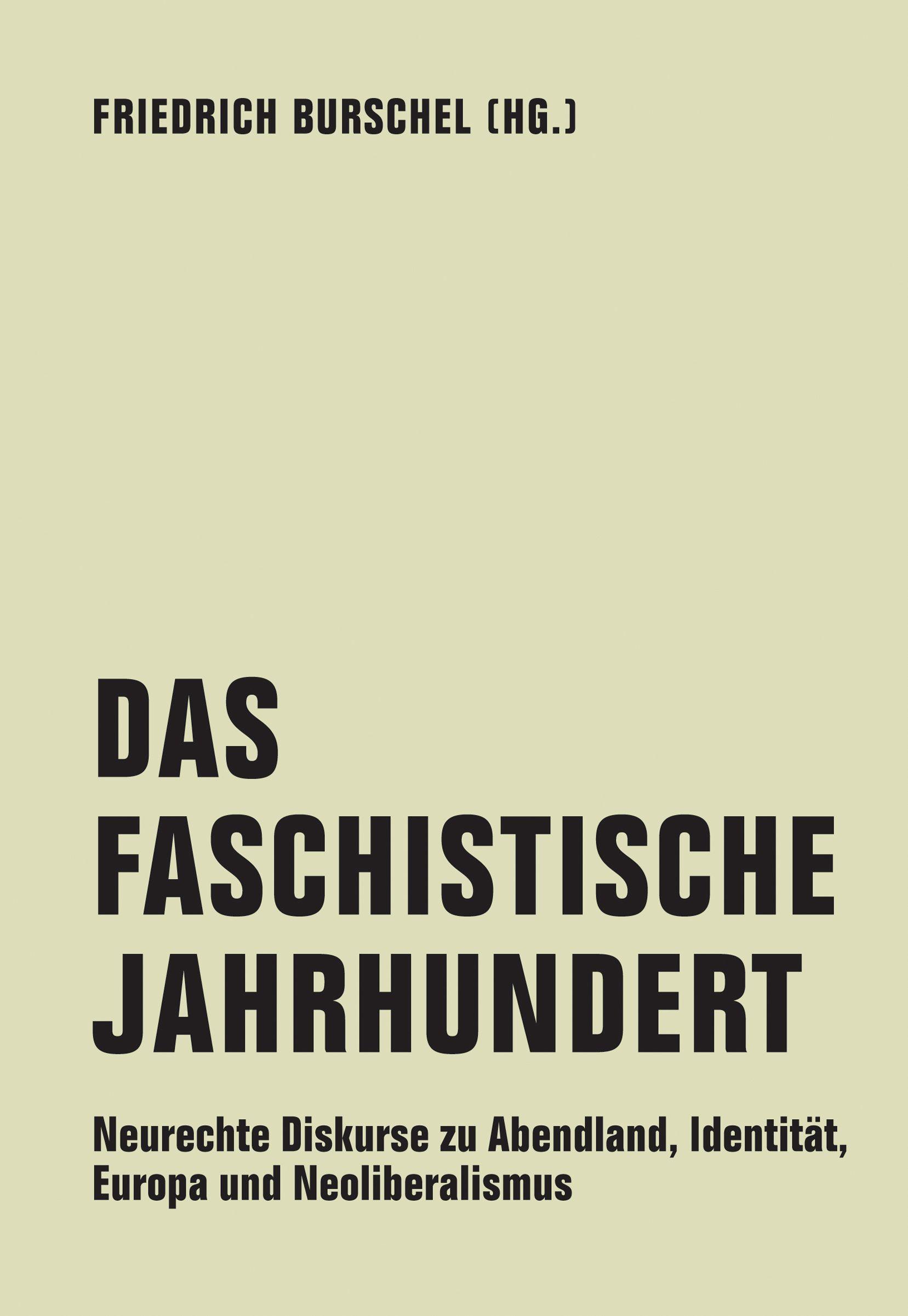 Vorderes Coverbild Das Faschistische Jahrhundert