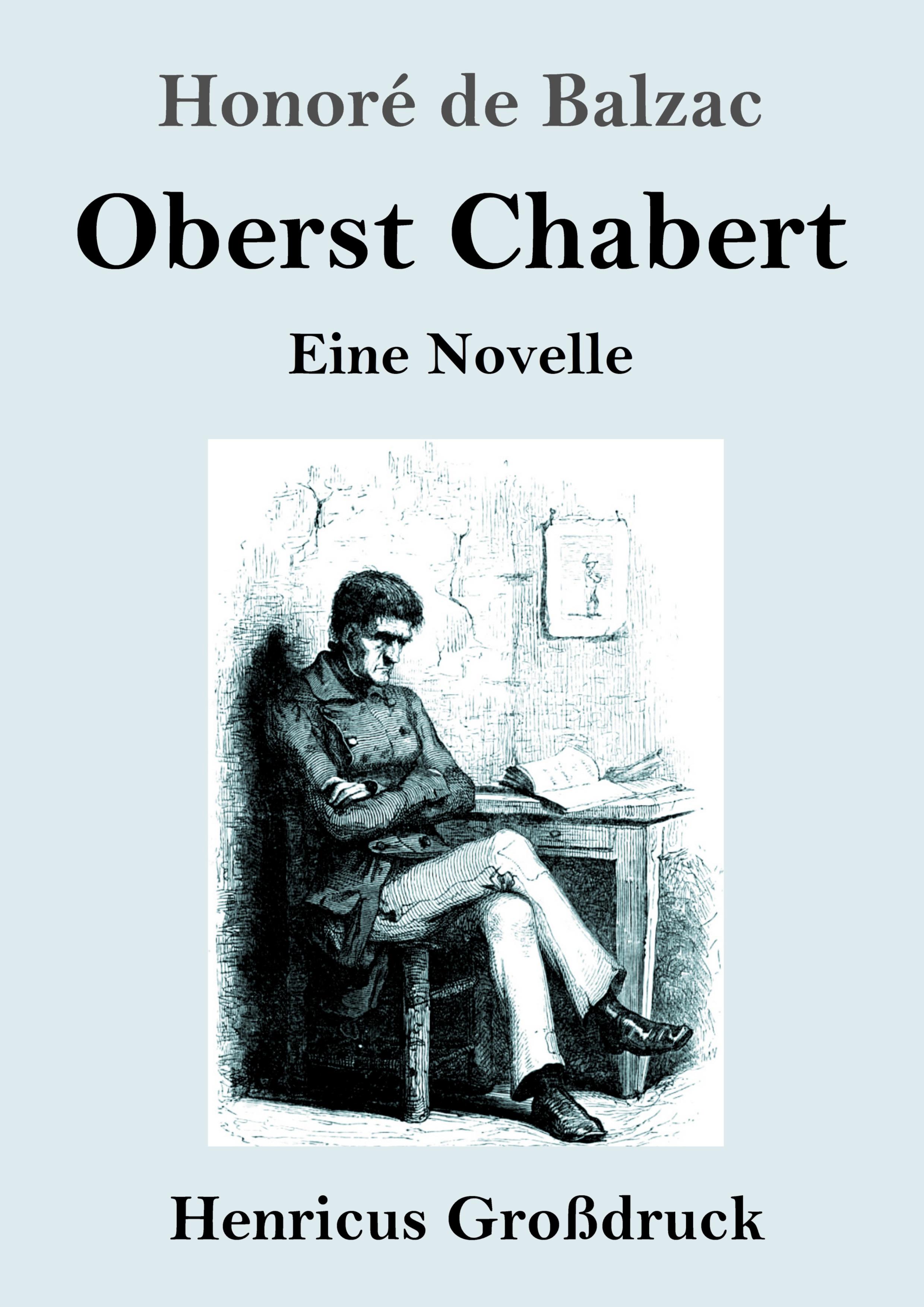 Vorderes Coverbild Oberst Chabert (Großdruck)