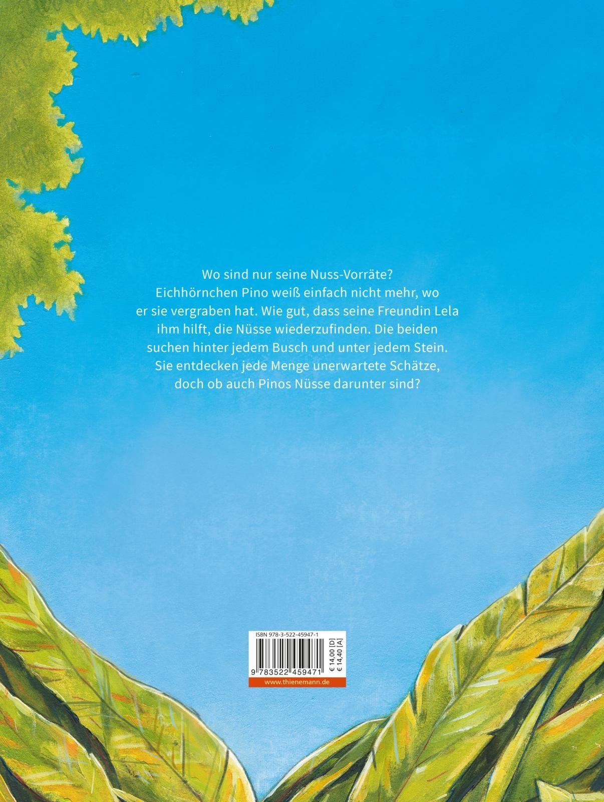 Rückseitencover Pino und Lela: Ein Wald voller Schätze