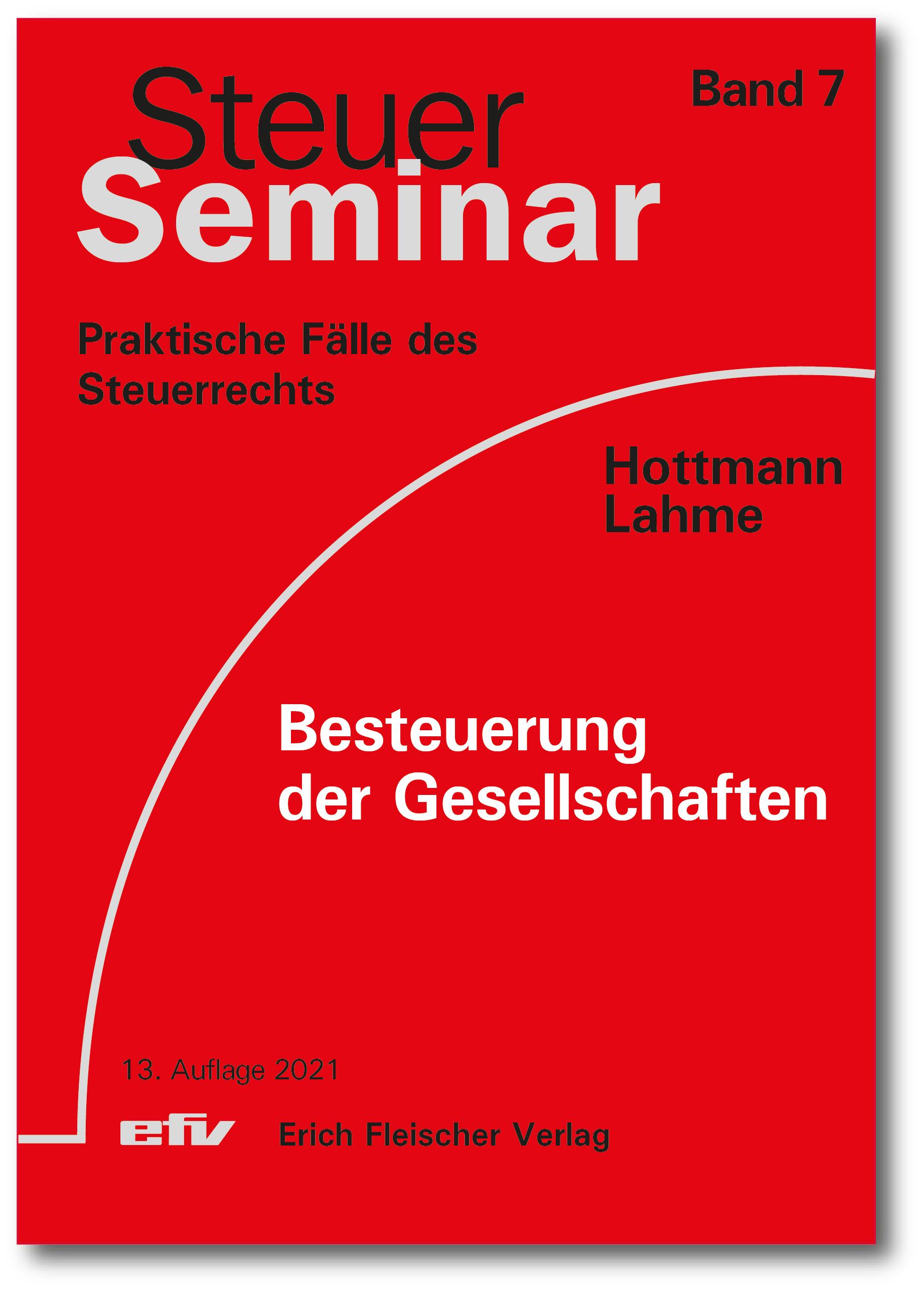 Vorderes Coverbild Besteuerung der Gesellschaften