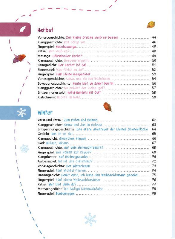 Beispielinhalt (Bild) Das Kita-Jahreszeitenbuch Morgenkreis