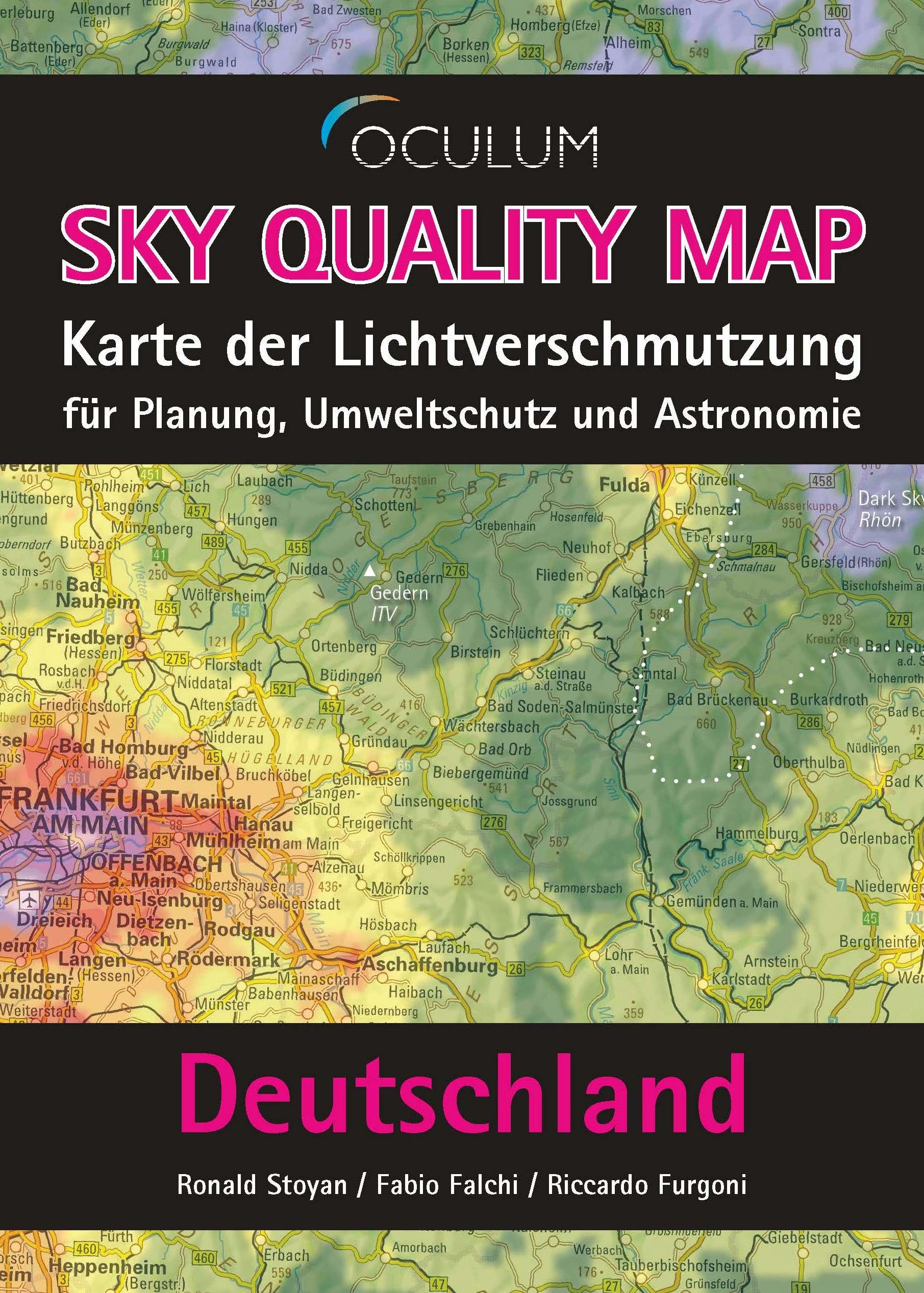 Vorderes Coverbild Sky Quality Map Deutschland