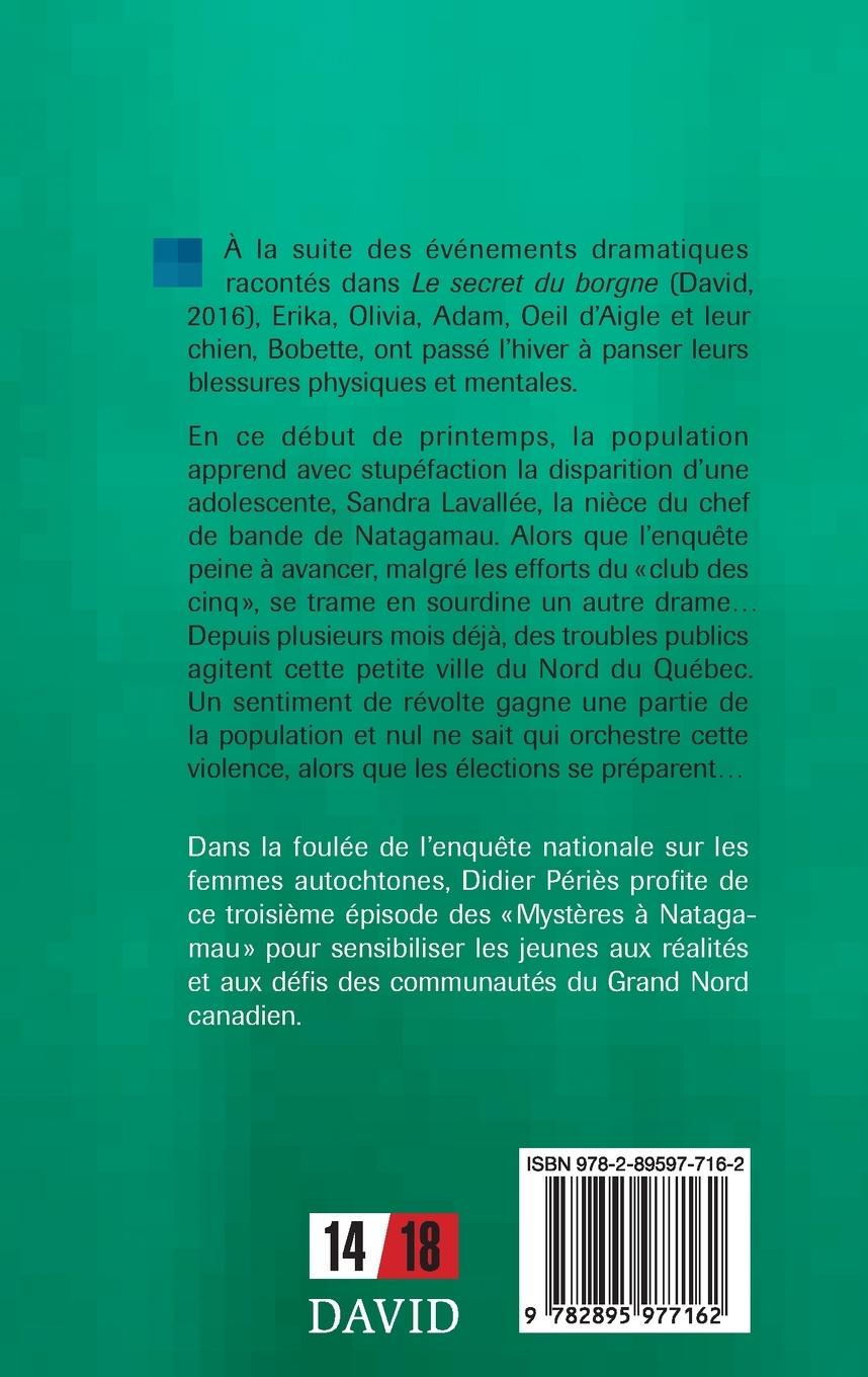 Rückseitencover Mystères à Natagamau