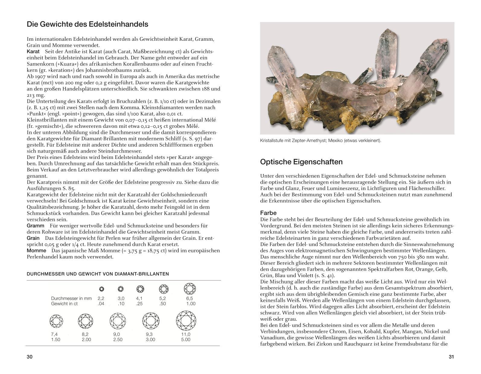 Beispielinhalt (Bild) Edelsteine und Schmucksteine