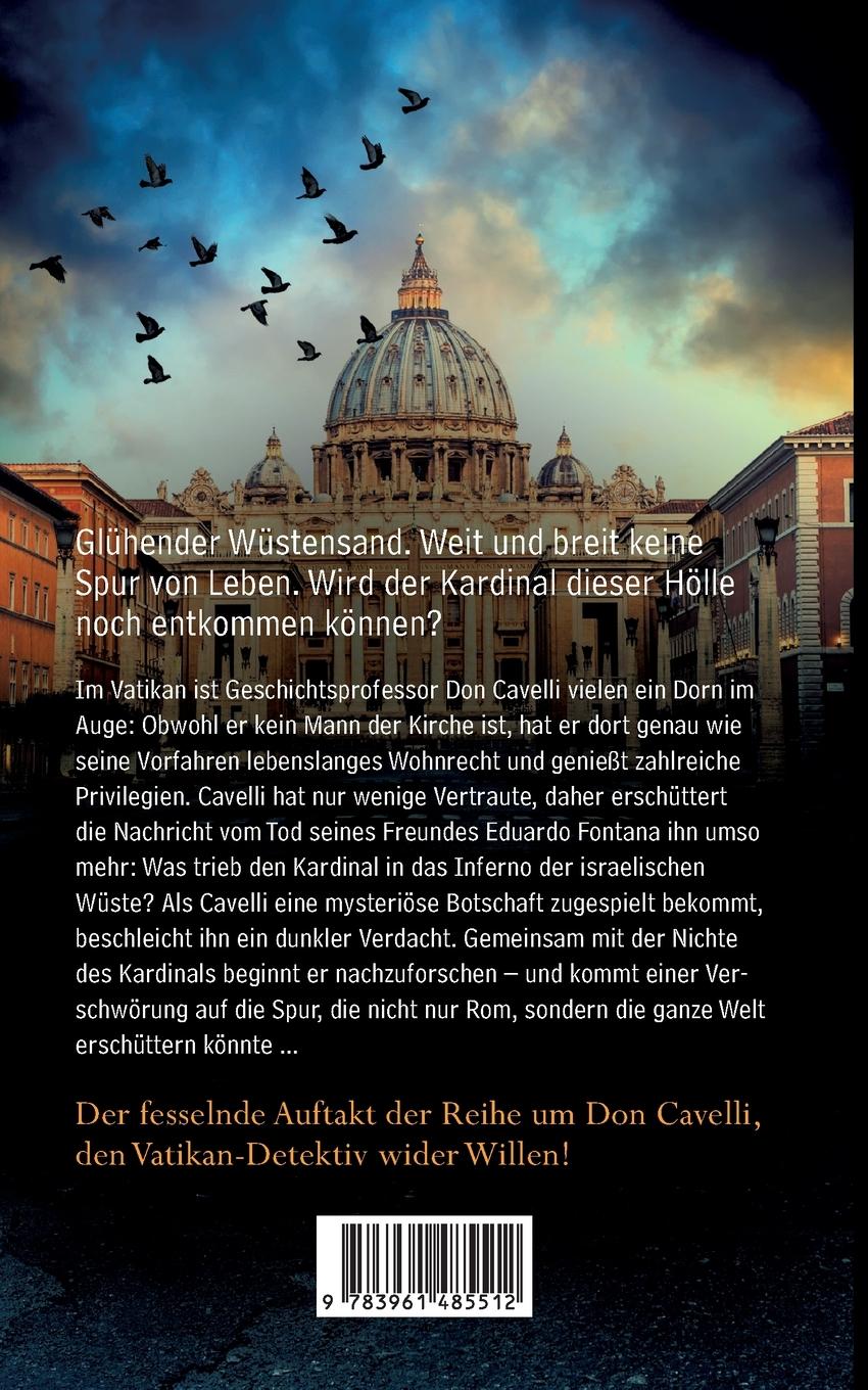 Rückseitencover Don Cavelli und der tote Kardinal: Die erste Mission