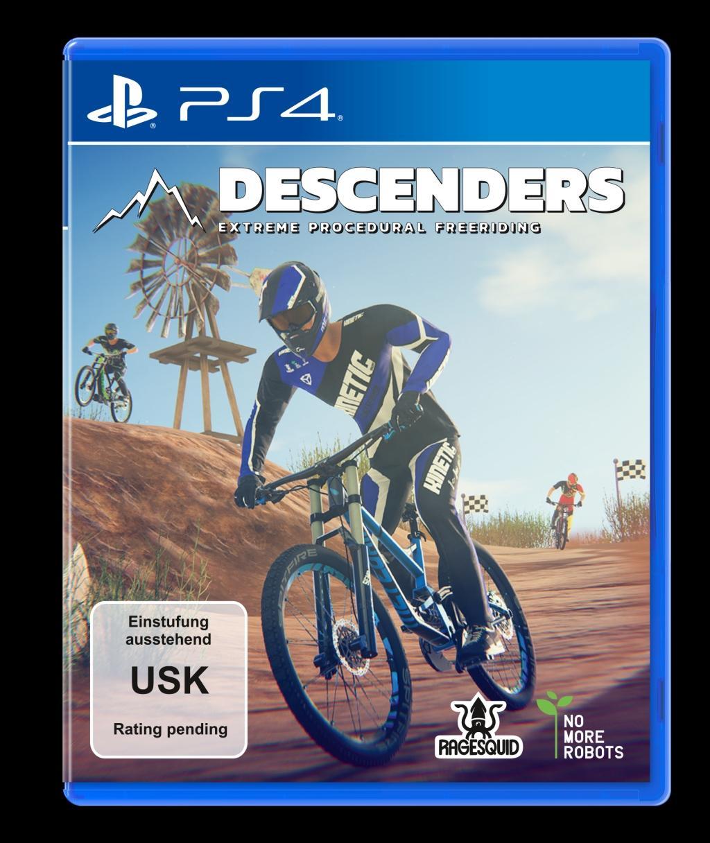 Vorderes Coverbild Descenders (PlayStation PS4)