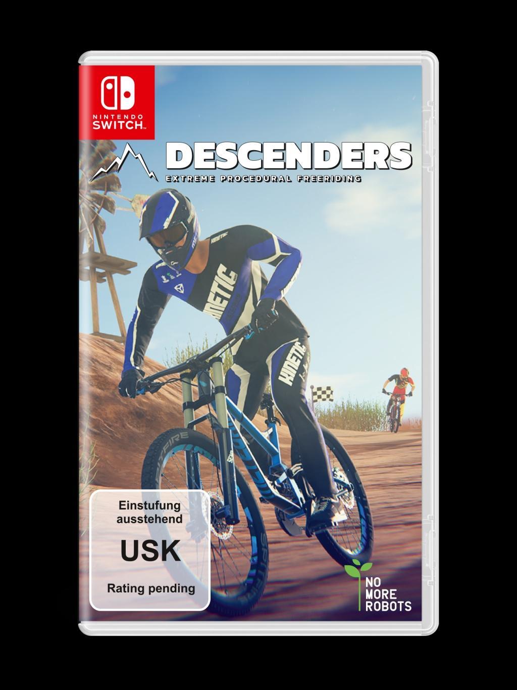 Vorderes Coverbild Descenders (Nintendo Switch)