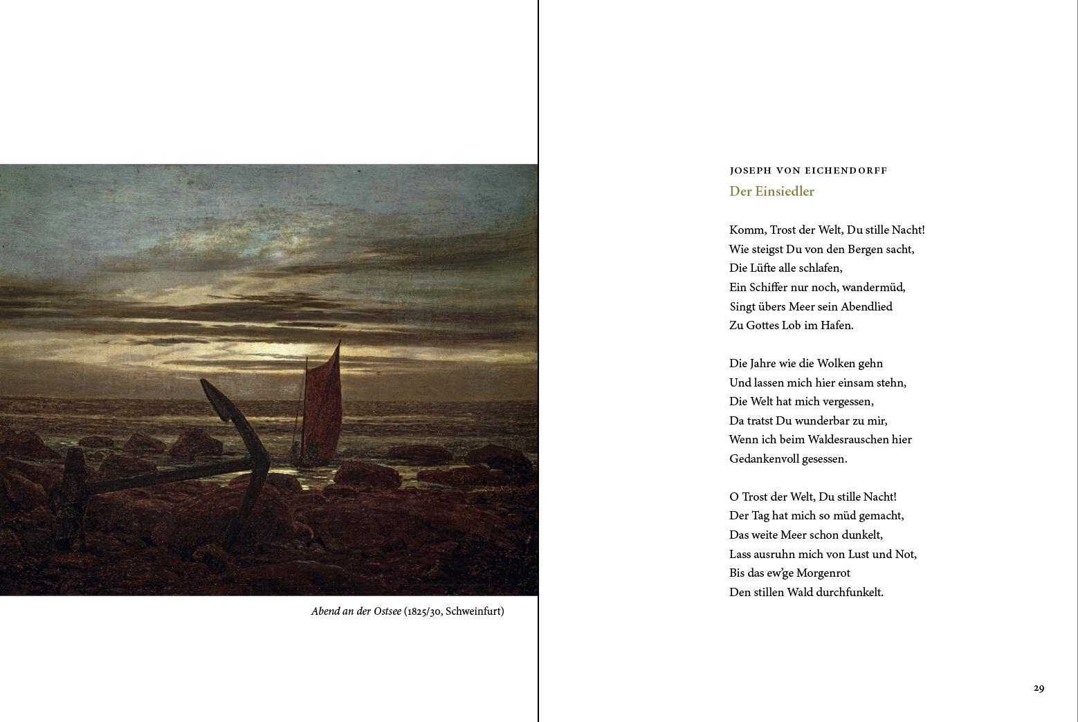Beispielinhalt (Bild) Caspar David Friedrich trifft Dichter der Romantik