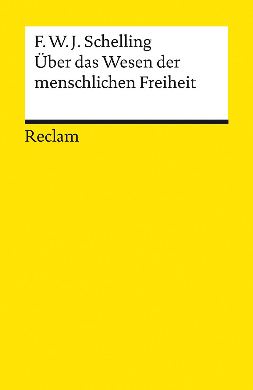 Vorderes Coverbild Über das Wesen der menschlichen Freiheit
