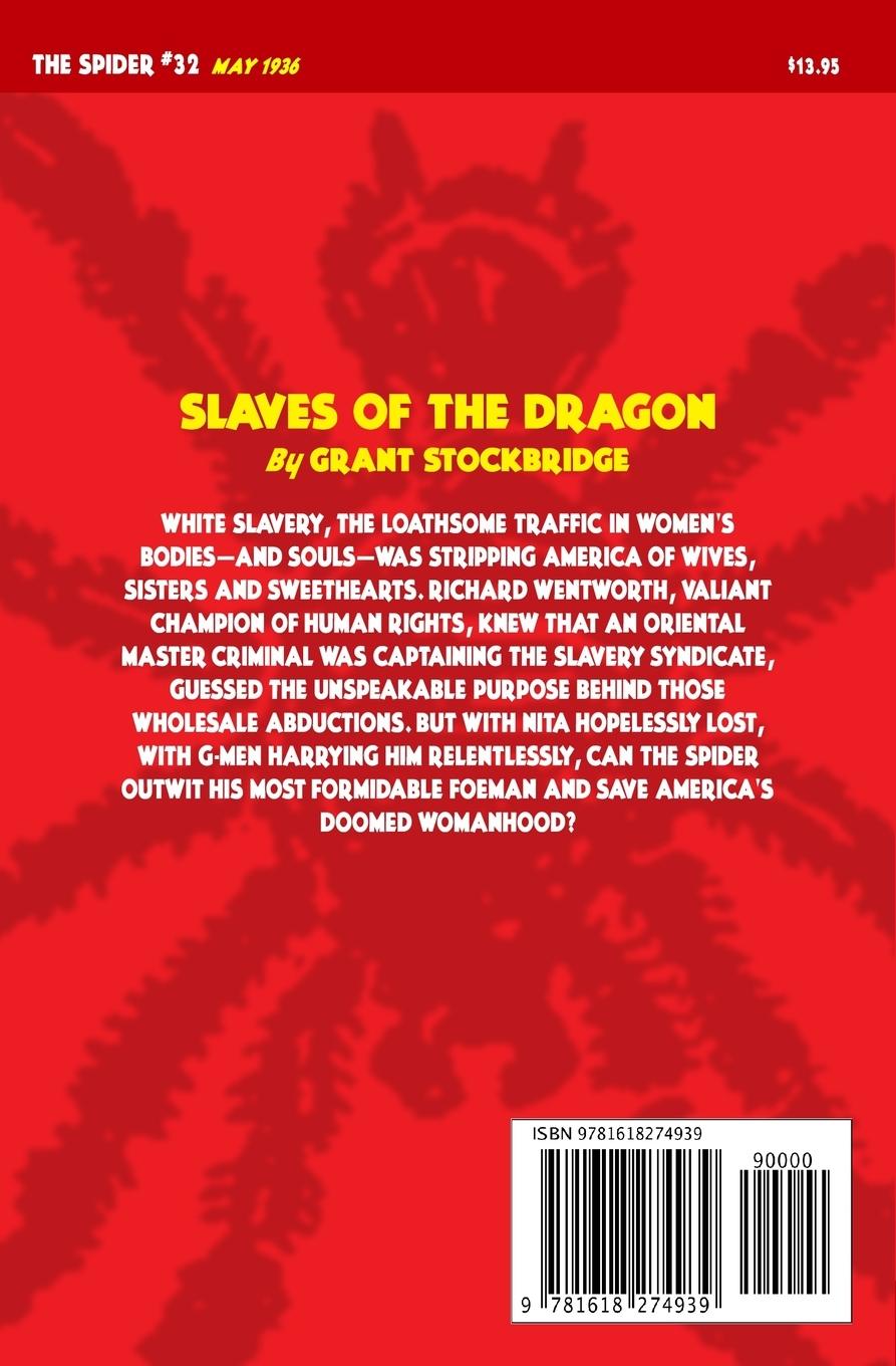 Rückseitencover The Spider #32: Slaves of the Dragon