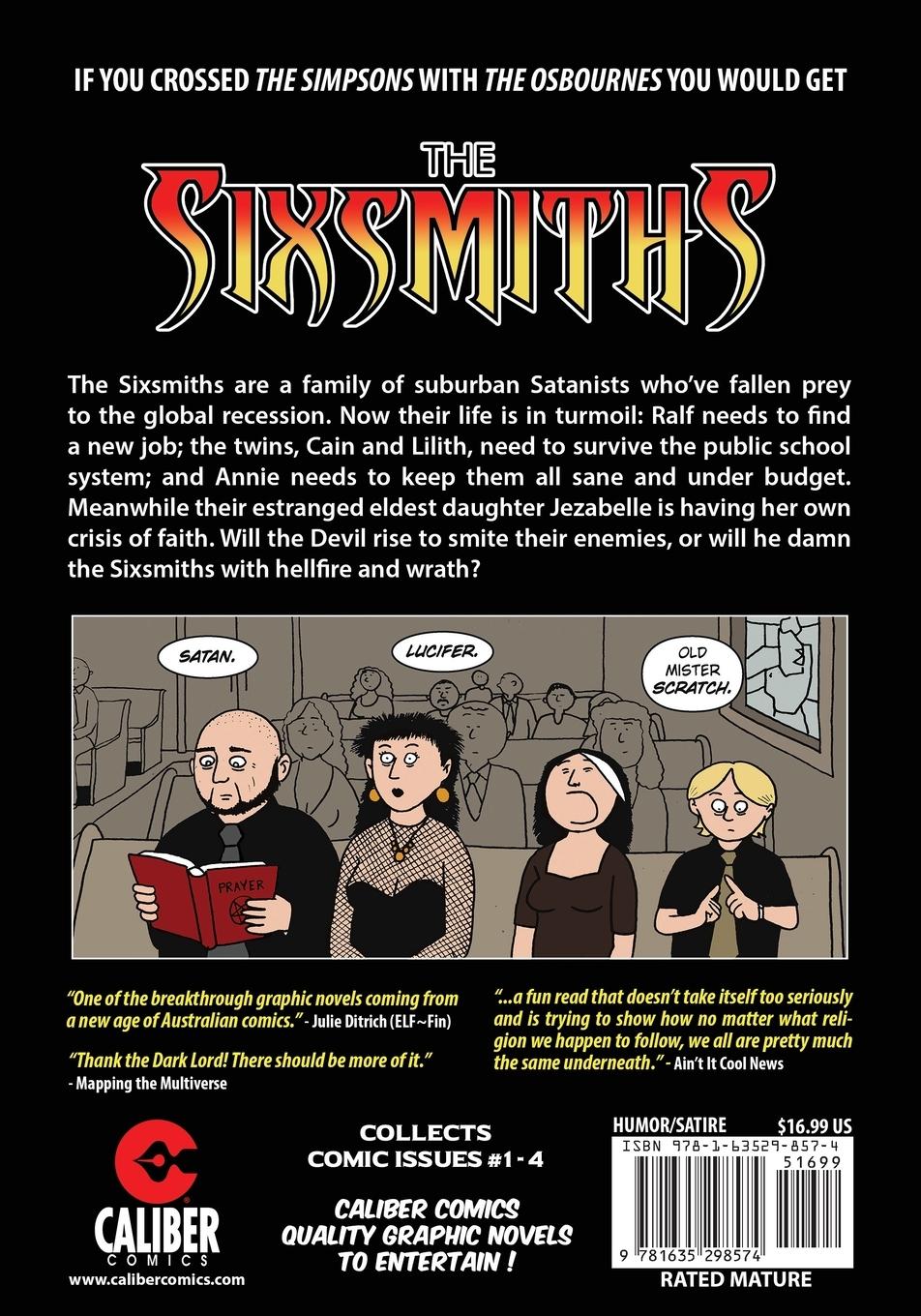 Rückseitencover The Sixsmiths