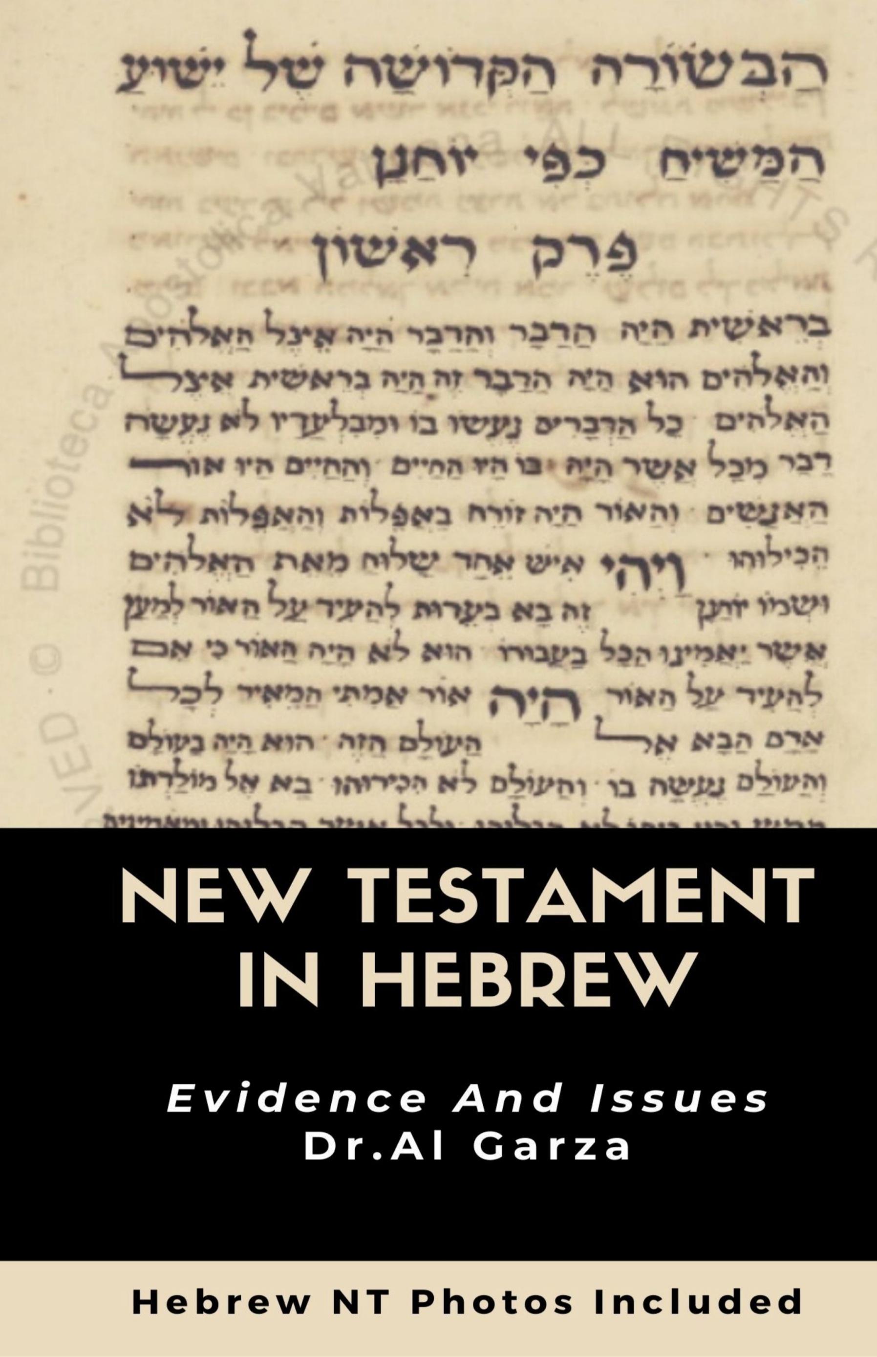 Vorderes Coverbild The New Testament In Hebrew