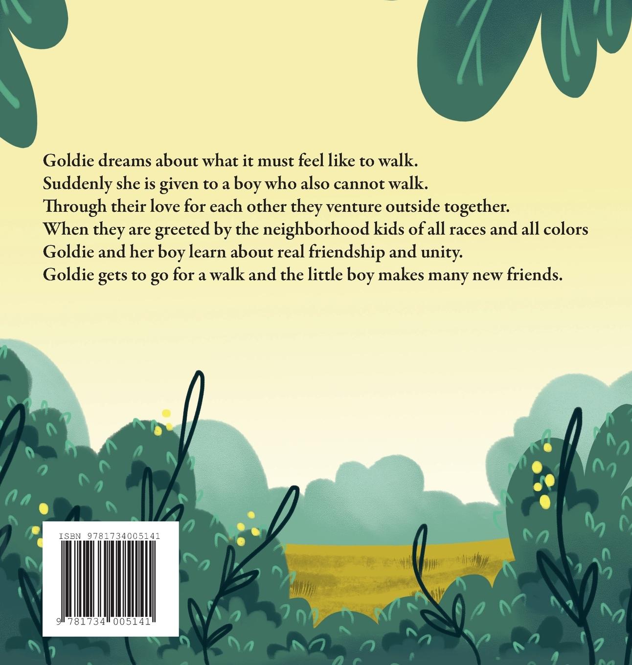 Rückseitencover Goldie Goes for a Walk