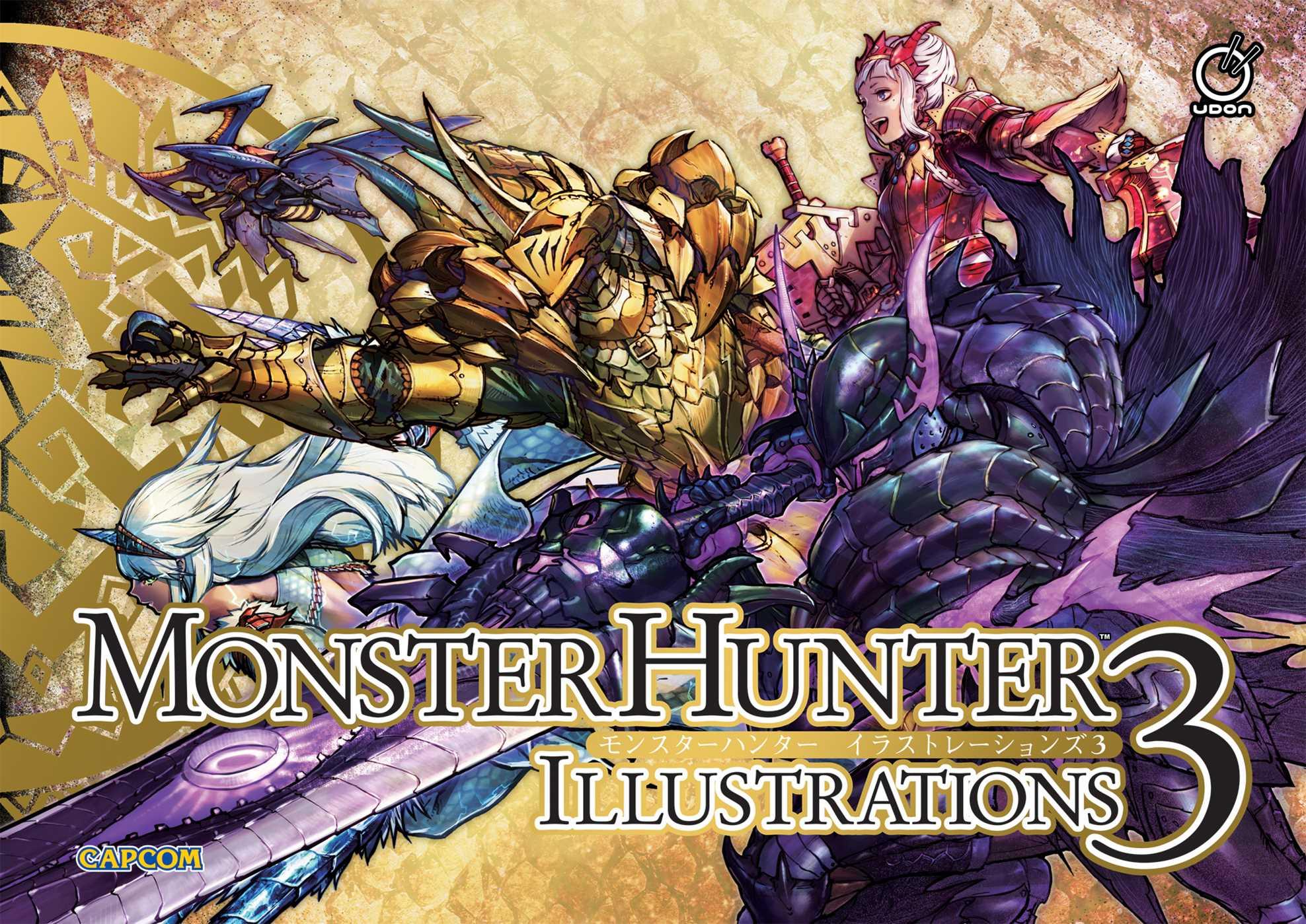 Vorderes Coverbild Monster Hunter Illustrations 3 (Hardcover)