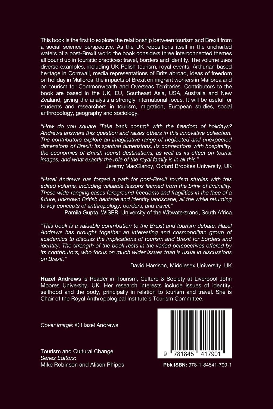 Rückseitencover Tourism and Brexit
