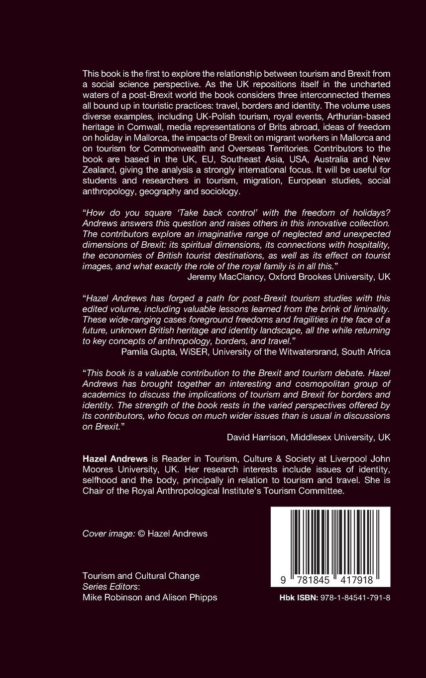 Rückseitencover Tourism and Brexit